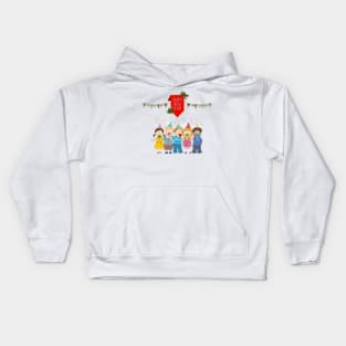 Happy new year children Kids Hoodie